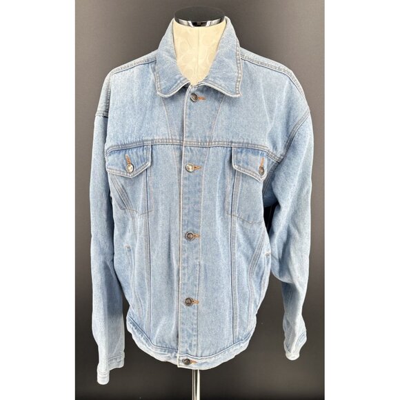 Disneyland Denim Jacket Mickey Mouse & Friends Southern California Embroidered - Picture 2 of 5